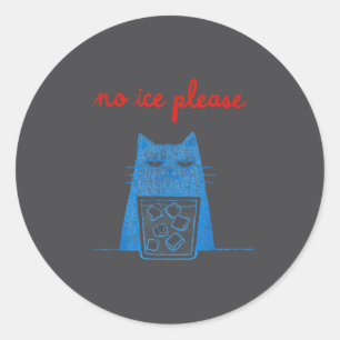 Geen Ijs Alsjeblieft Kat Afschaffen Chinga La Migr Ronde Sticker