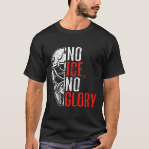 Geen Ijs Geen Roem Grappig Ijshockey T-shirt
