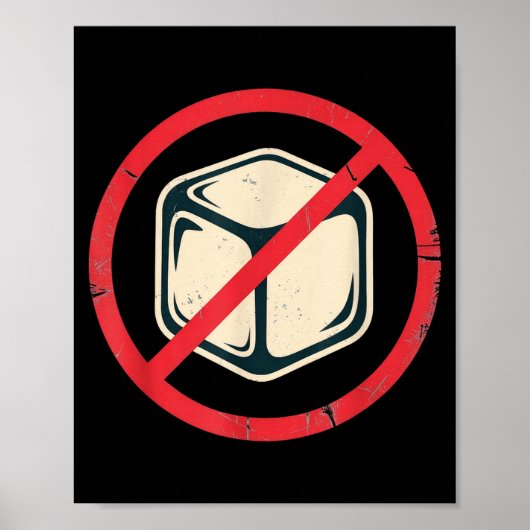 Geen ijs poster (Voorkant)