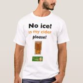 geen ijs t-shirt (Voorkant)