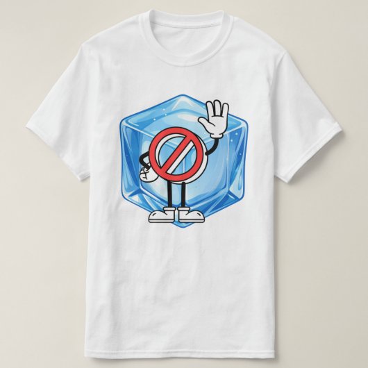 Geen Ijs Tshirt (Design voorkant)