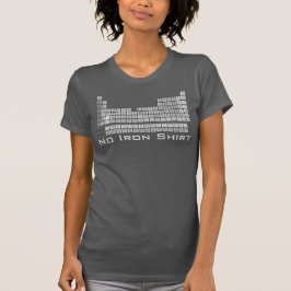 Geen IJzer Periodic Table T-Shirt