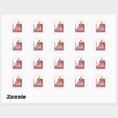 GEEN IMposter-Sticker Ronde Sticker (Vel)