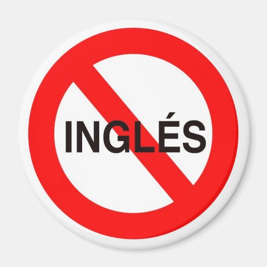 GEEN INGLES - Geen Engels Magneet (Voorkant)