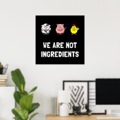 Geen ingrediënten poster (Thuiskantoor)
