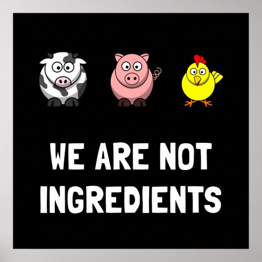 Geen ingrediënten poster (Voorkant)