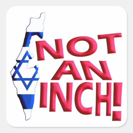 Geen inkeping vierkante sticker (Voorkant)