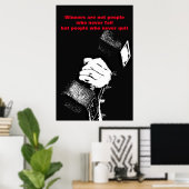 Geen Inspirerend Bodybuilding Fitness meer Poster (Thuiskantoor)