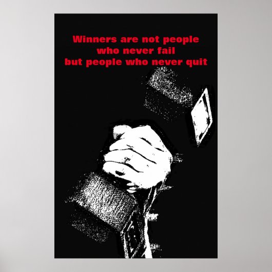 Geen Inspirerend Bodybuilding Fitness meer Poster (Voorkant)