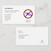 Geen instrumentgebonden objecten Pur. Tpt. Ik... Visitekaartje (Voorkant / Achterkant)