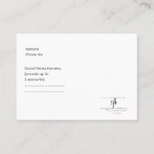 Geen instrumentspecifieke objecten. Logo Visitekaartje (Achterkant)