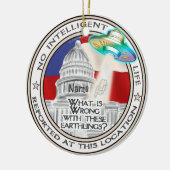 Geen Intelligent Life-ornament Keramisch Ornament (Links)