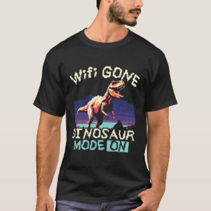 Geen internet dinosaurus liefhebber paleontologie t-shirt