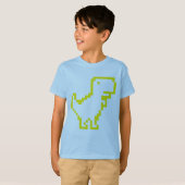 Geen internet dinosaurus t-shirt (Voorkant volledig)