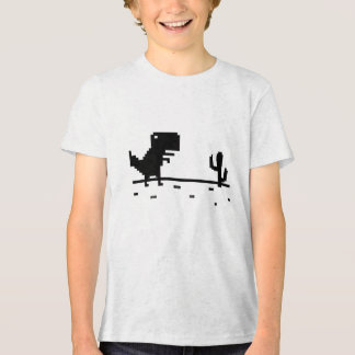 Geen Internet Dinosaurus Tri-Blend Shirt