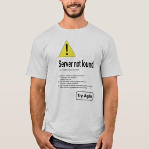 Geen internettoegang t-shirt