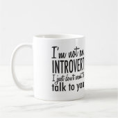 Geen Introvert Mok (Links)