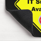 Geen IT-ondersteuning beschikbaar als gele waarsch Muismat (Hoek)