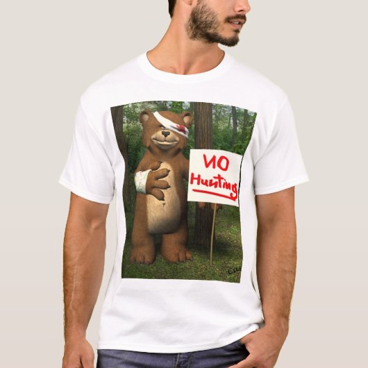Geen jagen t-shirt (Voorkant)