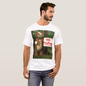 Geen jagen t-shirt (Voorkant volledig)