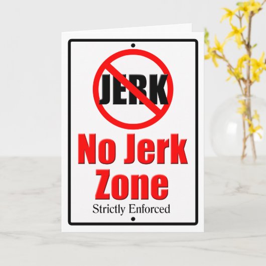 Geen Jerk Zone Kaart (Gele Bloem)