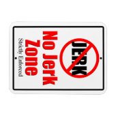 Geen Jerk Zone Magneet (Horizontaal)