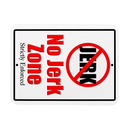 Geen Jerk Zone Magneet (Horizontaal)