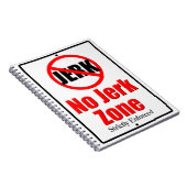 Geen Jerk Zone Notitieboek (Rechterzijde)
