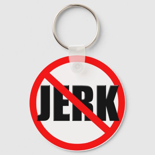 Geen Jerk Zone Sleutelhanger (Voorkant)