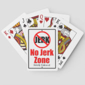 Geen Jerk Zone Speelkaarten (Achterkant)