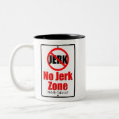 Geen Jerk Zone Tweekleurige Koffiemok (Links)
