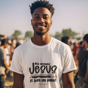 GEEN JEZUS? GEEN ZIN! Christelijkste Mannen geloof T-shirt