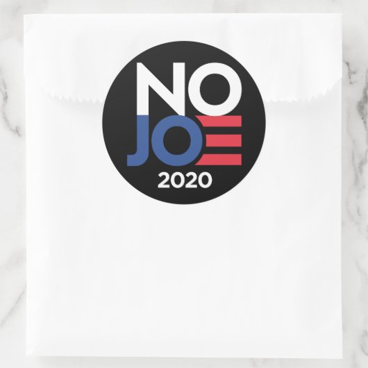 GEEN JOE 3" ronde sticker (Tas)