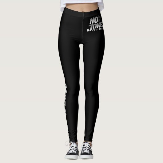 Geen Joke Football Modern Logo Leggings (Voorkant)