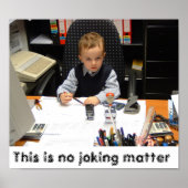 Geen Joke Poster (Voorkant)