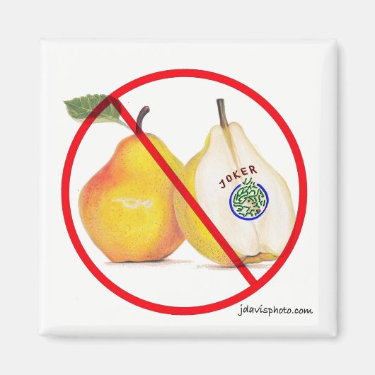 Geen Jokers Magnet (Voorkant)