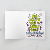 geen jonge meid meer kaart (Binnen)