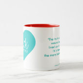 Geen jongen die ik kende. Jack Eversea Heart Mok (Center)