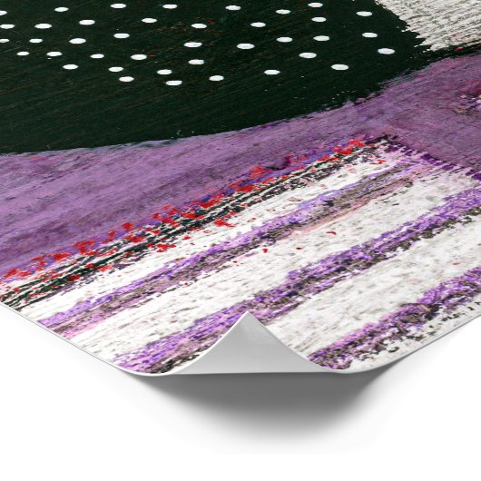 Geen Jug Poster Wall Art - Abstract schilderij (Hoek)