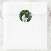 Geen JUNK MAIL PUPPY Ronde Sticker (Tas)