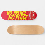 GEEN JUSTITIE GEEN VREDE SKATEBOARDS ./ JMT (Horizontaal)