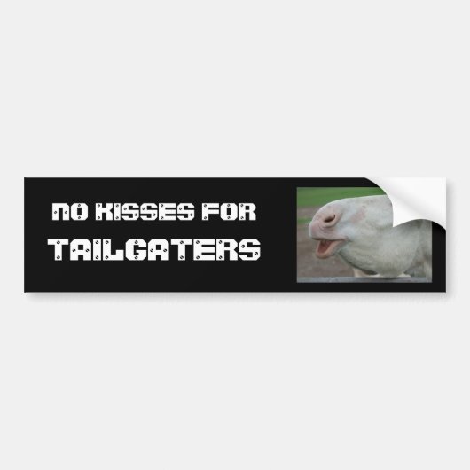 Geen kaarsen voor traagheidstoestellen bumpersticker (Voorkant)