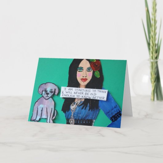 GEEN KAART. IK BEGIN TE DENKEN KAART (Voorkant)