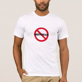 Geen kaashoofden mannen t-shirt