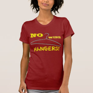 Geen kabelhangers. t-shirt