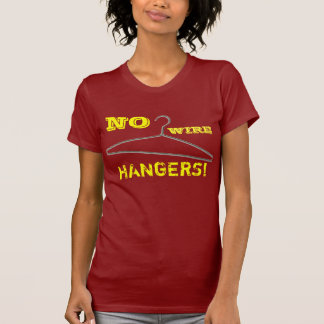 Geen kabelhangers. t-shirt
