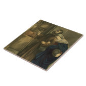 Geen kamer bij Inn, een kerstfeest Tegeltje (Zijkant)