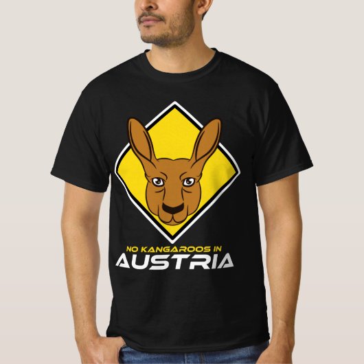 Geen kangoeroes in Oostenrijk - Animal Kangaroo T-shirt (Voorkant)
