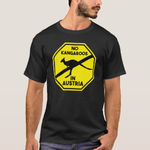 Geen kangoeroes in Oostenrijk Australië T-shirt