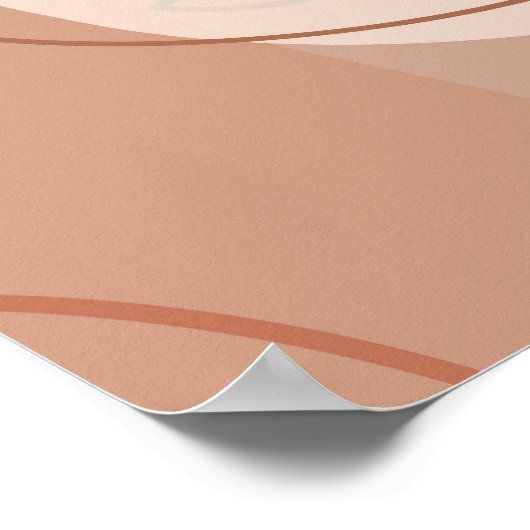 Geen kap zoals moederschapwandkunst poster (Hoek)